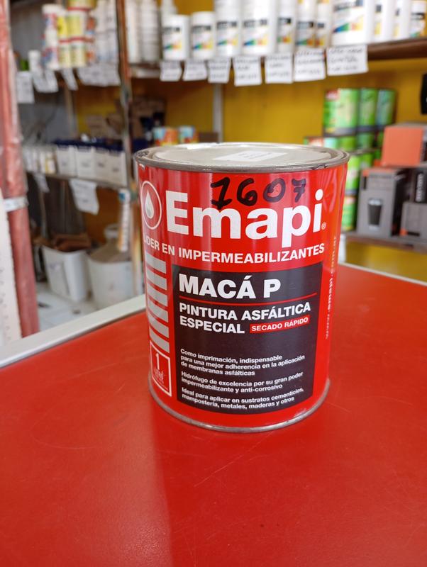 PINTURA ASFALTICA X 1LTS SEC RAPIDO MACA P