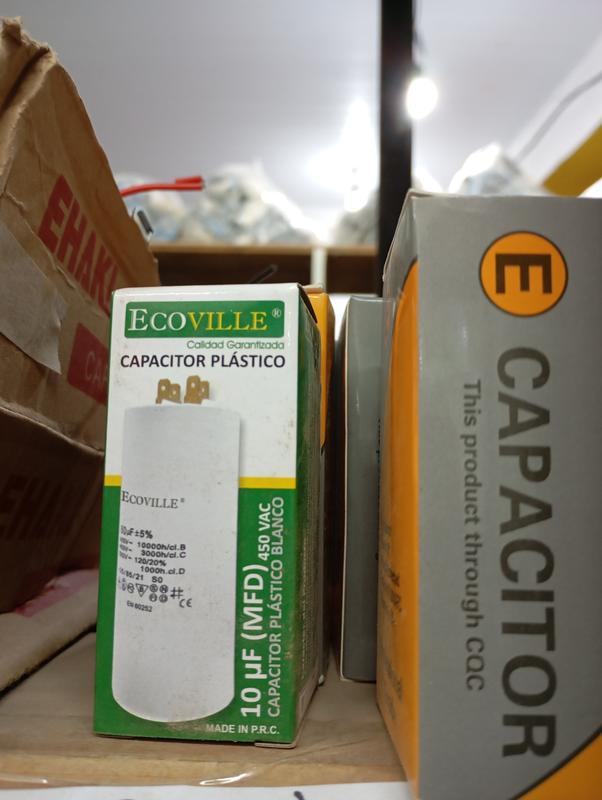 CAPACITOR DE MARCHA 10UF 450V