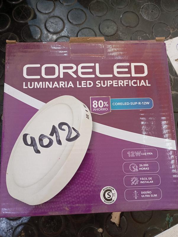 LUMINARIA LED DE APLICAR REDONDO 12W FRIA CANDELA