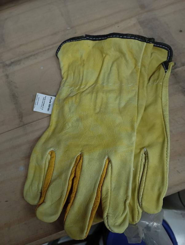 GUANTE VAQUETA AMARILLO CORTOS BLANDOS