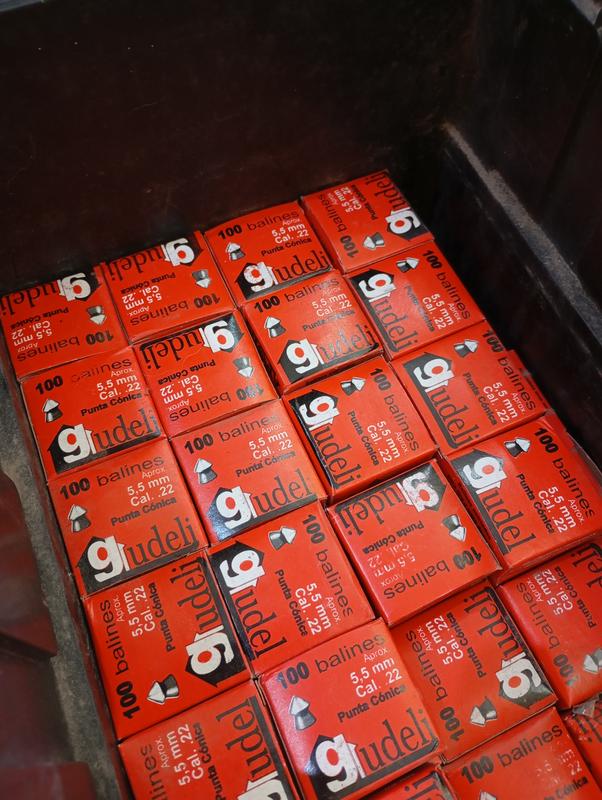 BALINES PARA AIRE COMPRIMIDO 5,5 X 100U