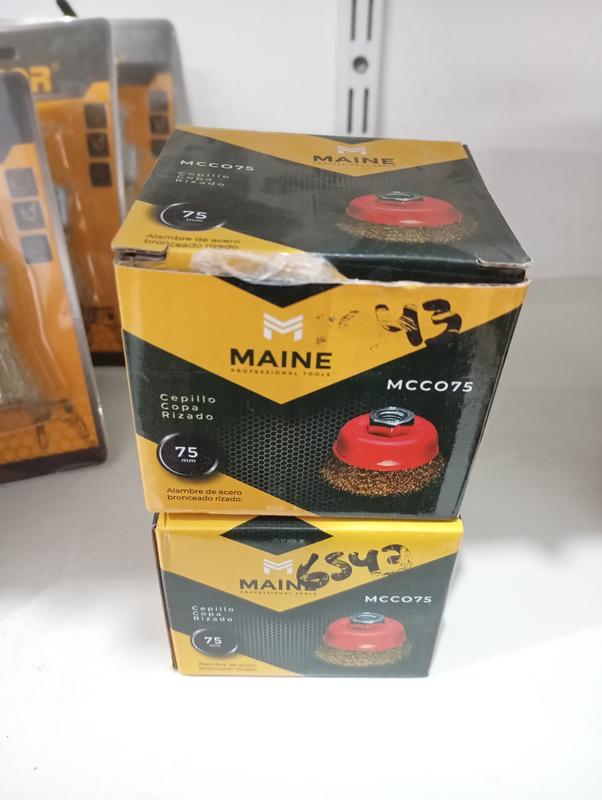 CEPILLO COPA RIZADO 75MM