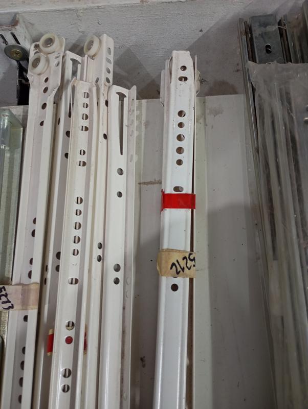 CORREDERA CAJON BLANCO 350MM (PAR)