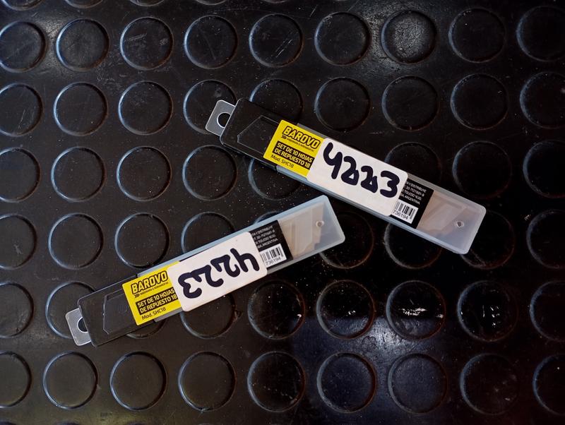 REPUESTO CUTTER SET X 10 HOJAS 18X100MM