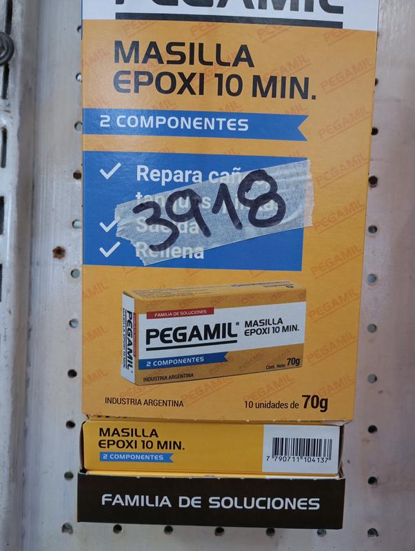 PEGAMIL MASILLA EPOXI ESTUCHE 70G