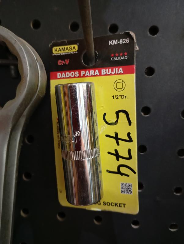 LLAVE TUBO P/BUJIAS 16MM KAMASA