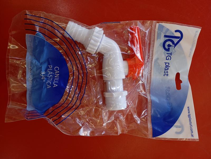 CANILLA PLASTICA 3/4" ECO